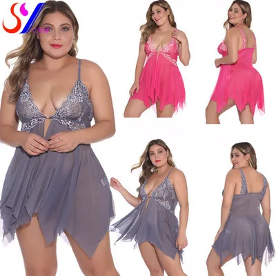 Women Sexy Lingerie Front Closure Plus Size Babydoll Mesh Sleepwear Sexy Women Lingerie Hot Lingerie Women Sexy Dress Plus Size
Women Sexy Lingerie Front Closure Plus Size Babydoll Mesh Sleepwear Sexy Women Lingerie Hot Lingerie Women Sexy Dress Plus Size