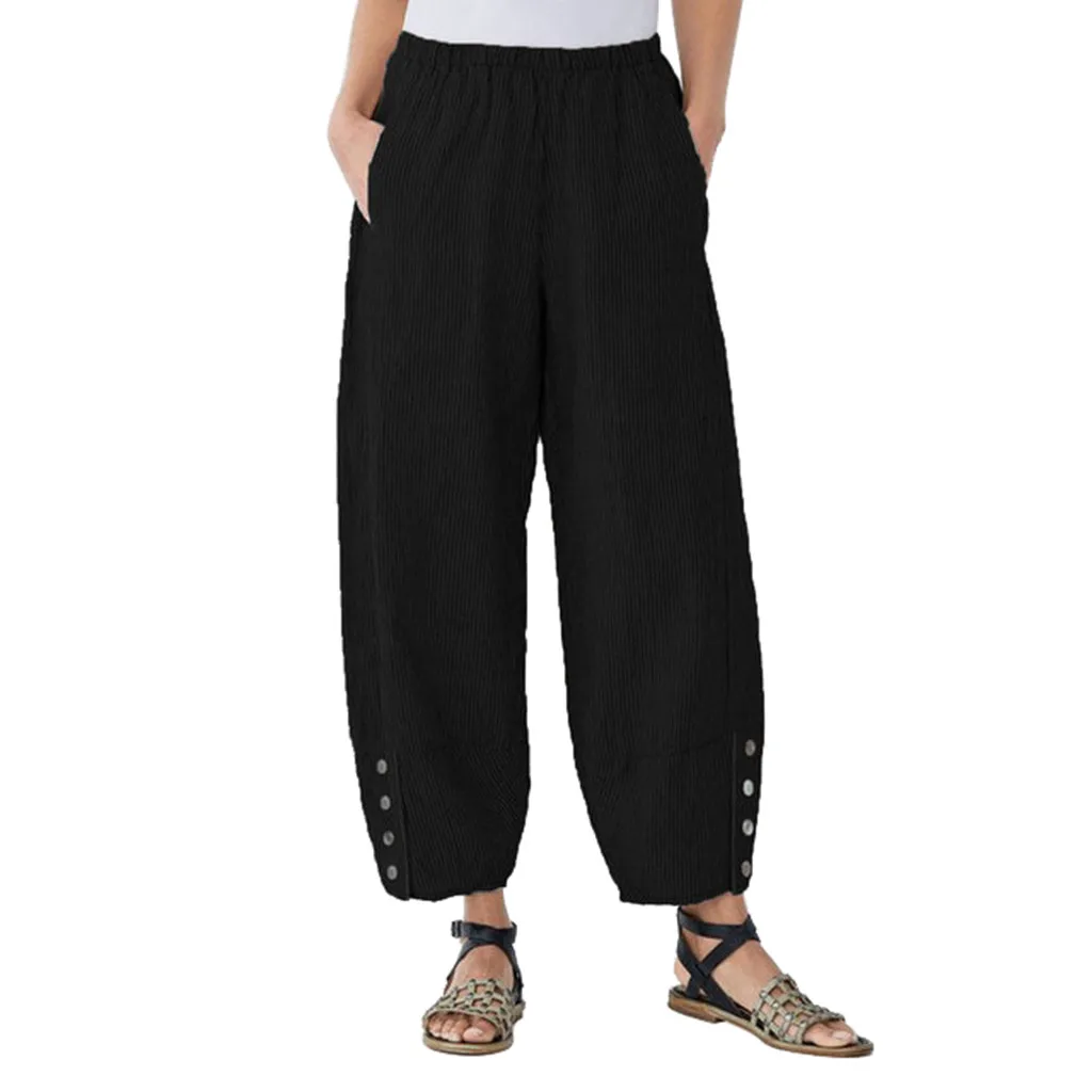 TELOTUNY 2021 Autumn Fashion Long Pants Women Solid Elastic Waist Cotton And Linen Pants Casual High Waist Beach Trousers
TELOTUNY 2021 Autumn Fashion Long Pants Women Solid Elastic Waist Cotton And Linen Pants Casual High Waist Beach Trousers