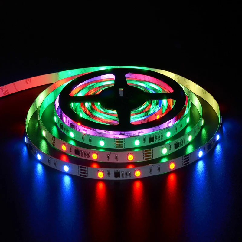 12 В постоянного тока 5050 RGB светодиодная лампочка со встроенным восстановлением точки прерывания ИС, полоса высокой яркости CRI90 60 бусин/м 5 м/упаковка
12 В постоянного тока 5050 RGB светодиодная лампочка со встроенным восстановлением точки прерывания ИС, полоса высокой яркости CRI90 60 бусин/м 5 м/упаковка