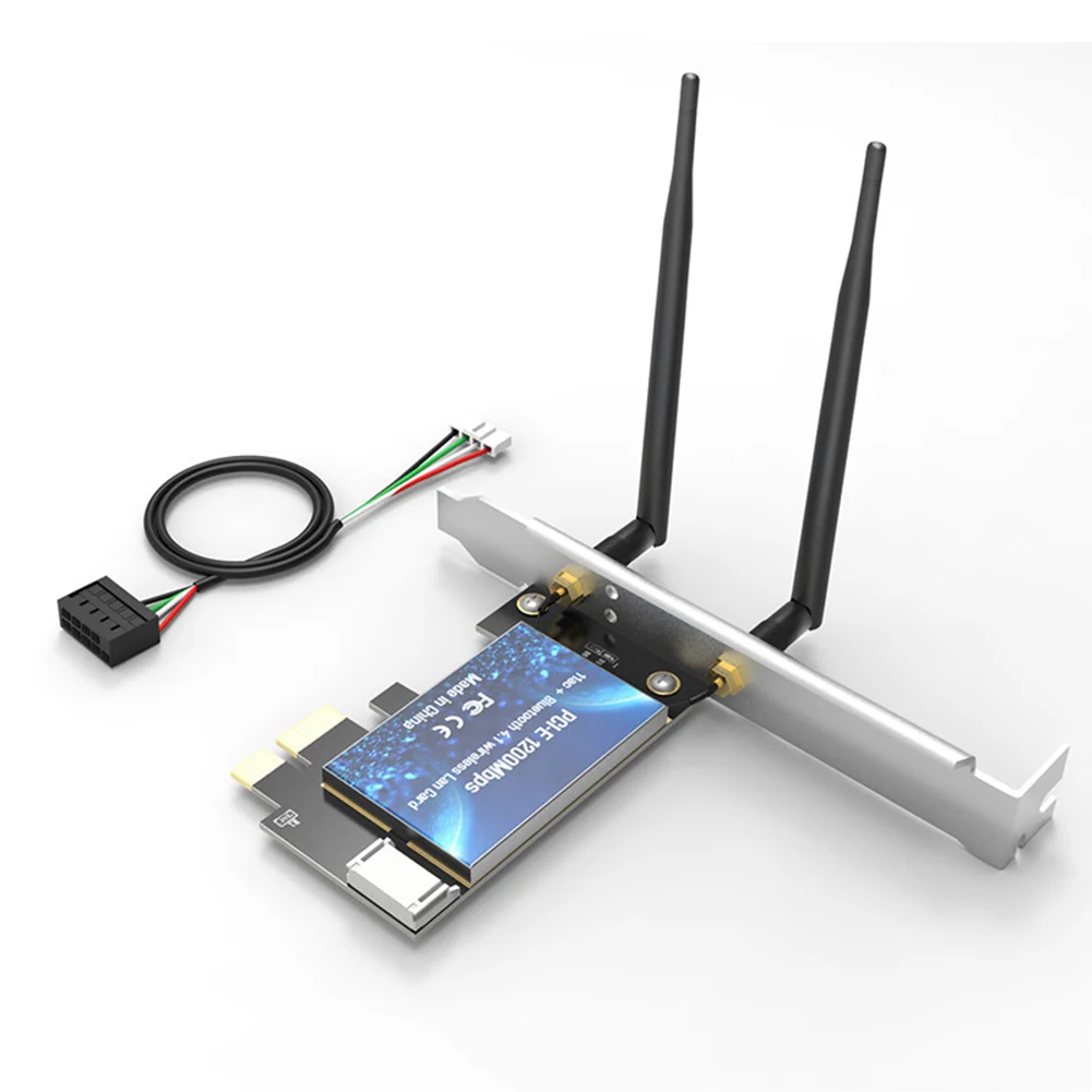EDUP 1200Mbps PCI-E WiFi Wireless Card Adapter Bluetooth 4.1 for Desktop PC NK-Shopping
EDUP 1200Mbps PCI-E WiFi Wireless Card Adapter Bluetooth 4.1 for Desktop PC NK-Shopping