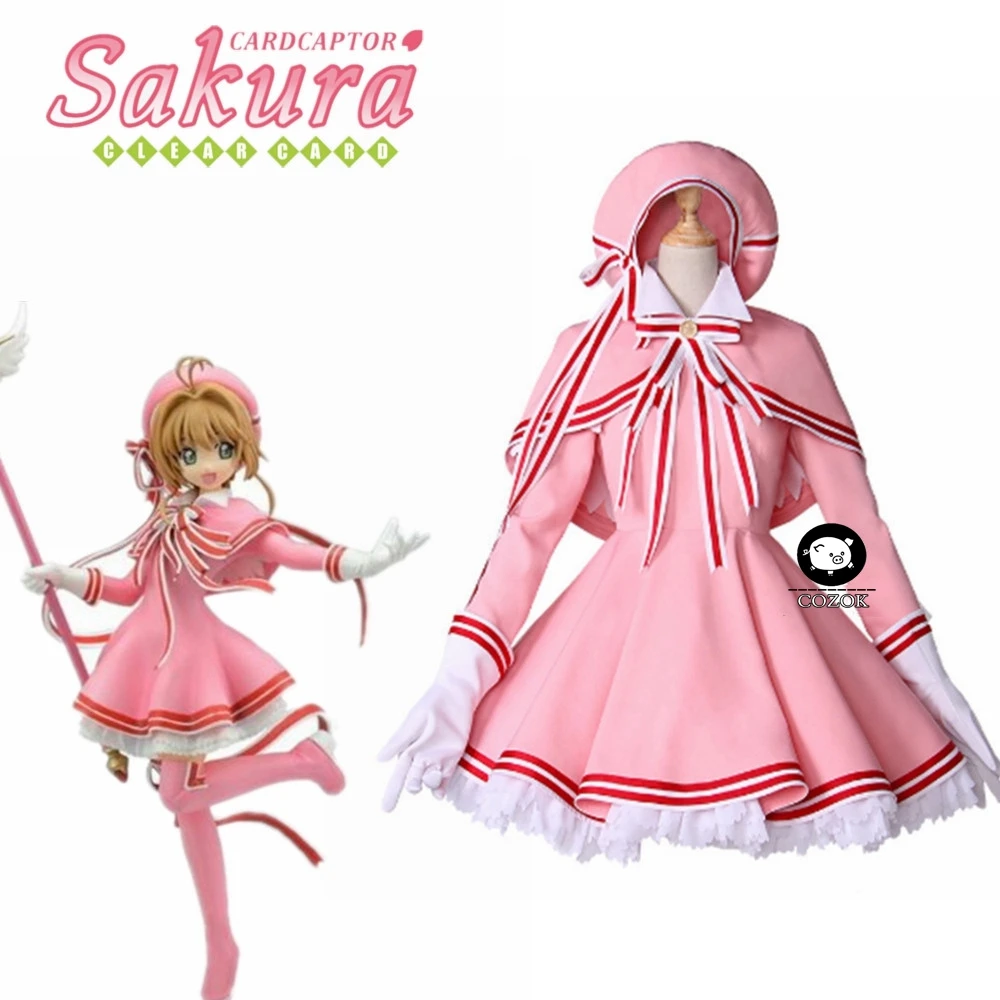 2020 New Halloween Cardcaptor Sakura: Clear Card Sakura Kinomoto Pink Dress Cosplay Costume Custom-made For Christmas
2020 New Halloween Cardcaptor Sakura: Clear Card Sakura Kinomoto Pink Dress Cosplay Costume Custom-made For Christmas