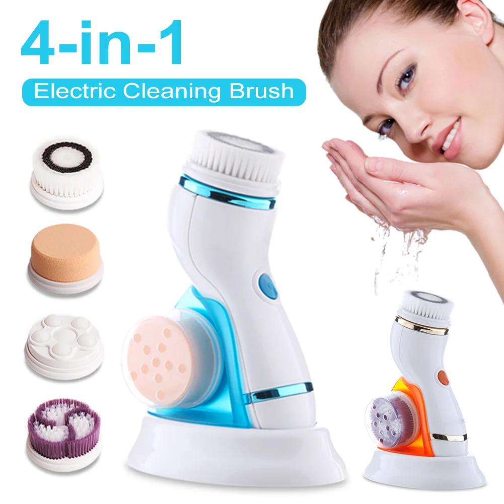 Facial Cleansing Brush 4-in-1 Brush Deep Pore Cleansing Wireless Charging Removing Blackheads Skin Brush With For All Skin Types
Facial Cleansing Brush 4-in-1 Brush Deep Pore Cleansing Wireless Charging Removing Blackheads Skin Brush With For All Skin Types