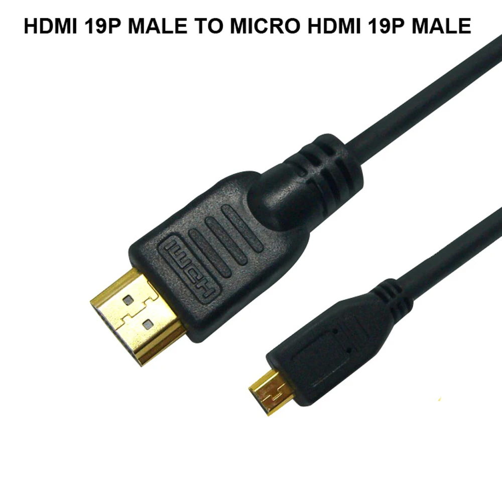 Кабель Micro HDMI в 1080P Высокоскоростной Видео Аудио AV D к разъему конвертер адаптер