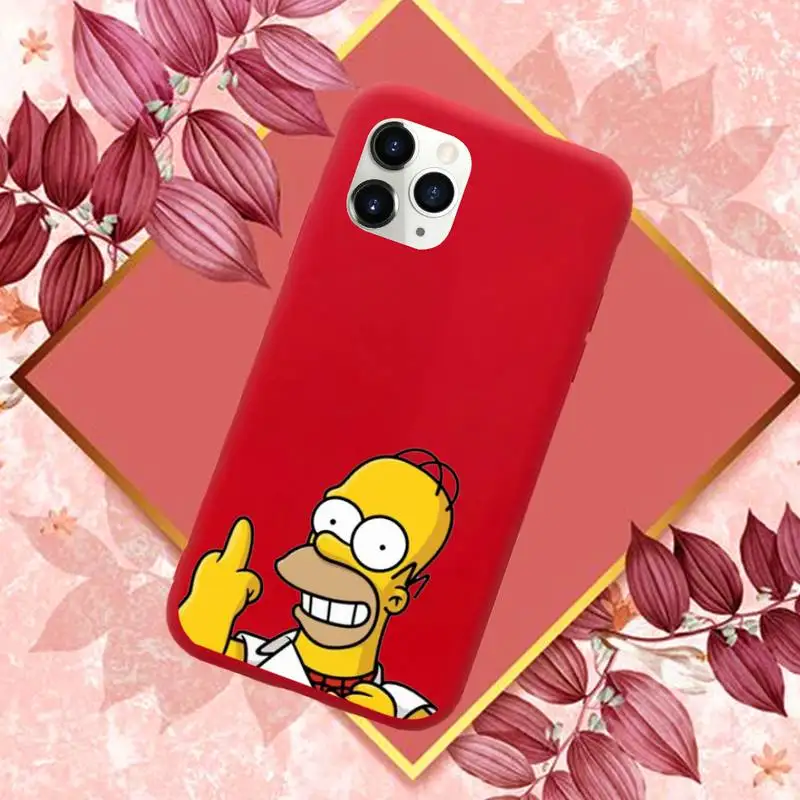 Funny Simpson Phone Case Red Candy Color for iPhone 11 12 mini pro XS MAX 8 7 6 6S Plus X SE 2020 XR
Funny Simpson Phone Case Red Candy Color for iPhone 11 12 mini pro XS MAX 8 7 6 6S Plus X SE 2020 XR