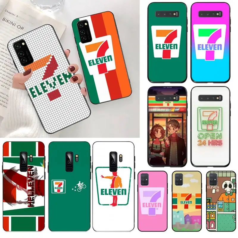 7-eleven Black TPU Soft Rubber Phone Cover for Samsung S20 plus Ultra S6 S7 edge S8 S9 plus S10 5G lite 2020
7-eleven Black TPU Soft Rubber Phone Cover for Samsung S20 plus Ultra S6 S7 edge S8 S9 plus S10 5G lite 2020