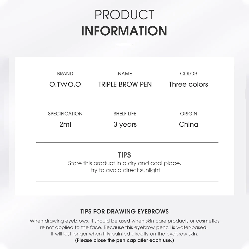 Eyebrow Tattoo Pen 3 Fork Tip Waterproof Eyebrow Pencil Cosmetics Long Lasting Makeup Natural Dark Brown Liquid Brow Pen
Eyebrow Tattoo Pen 3 Fork Tip Waterproof Eyebrow Pencil Cosmetics Long Lasting Makeup Natural Dark Brown Liquid Brow Pen
