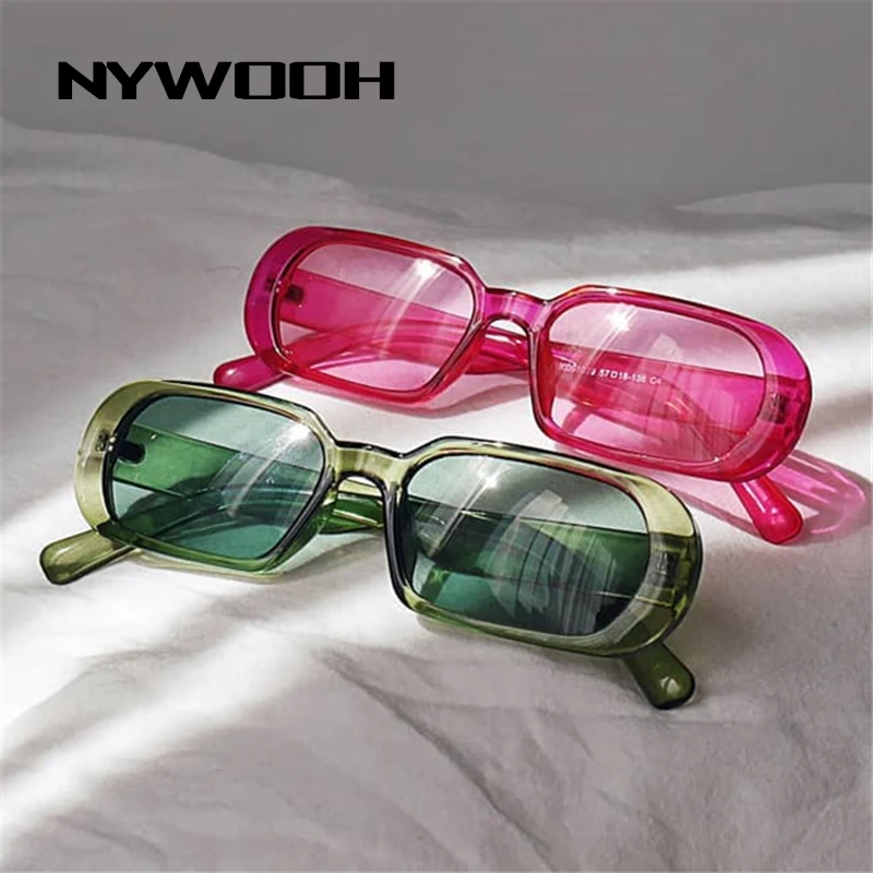 NYWOOH 90s Green Rectangle Sunglasses Women Men Vintage Small Oval Sun Glasses Clear Candy Color Sunnies Eyewear UV400
NYWOOH 90s Green Rectangle Sunglasses Women Men Vintage Small Oval Sun Glasses Clear Candy Color Sunnies Eyewear UV400