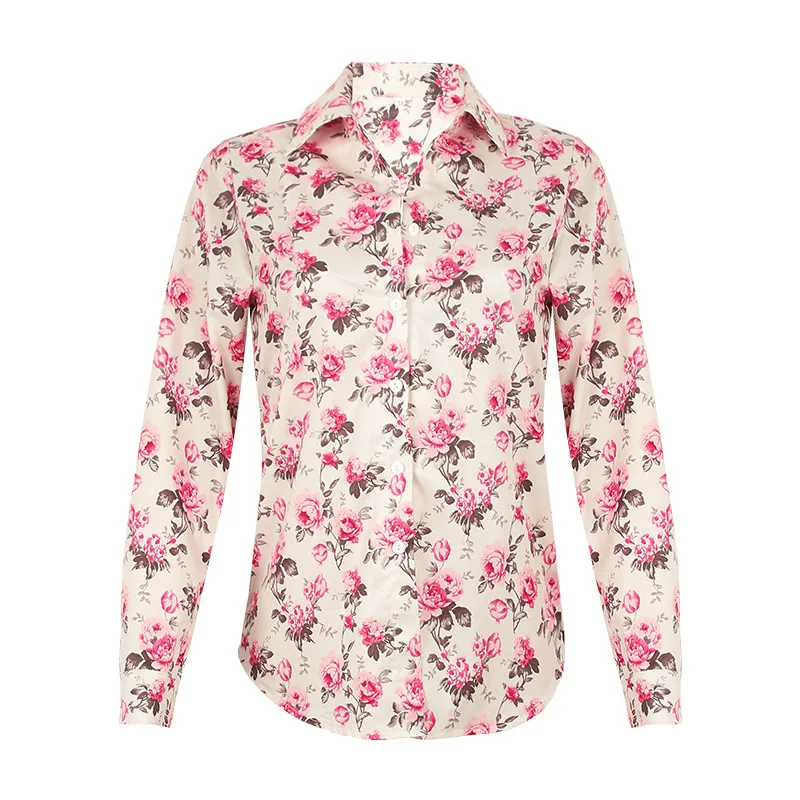 Donsignet Fashion Women's Blouse New Summer Hot Sale Casual Lapel Single-breasted Floral Print Casual Long-sleeved Blouse Tops
Donsignet Fashion Women's Blouse New Summer Hot Sale Casual Lapel Single-breasted Floral Print Casual Long-sleeved Blouse Tops