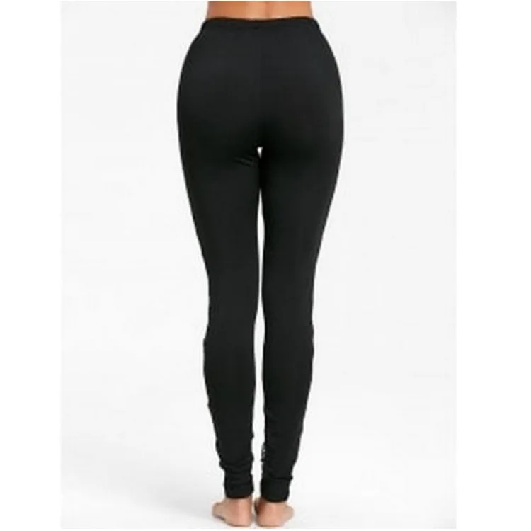 Pants Women Lace Stitching Sexy Slim Workout Yoga Running Outwear Base Cropped Track Fashion Black Comfortable Sports Leggings
Pants Women Lace Stitching Sexy Slim Workout Yoga Running Outwear Base Cropped Track Fashion Black Comfortable Sports Leggings