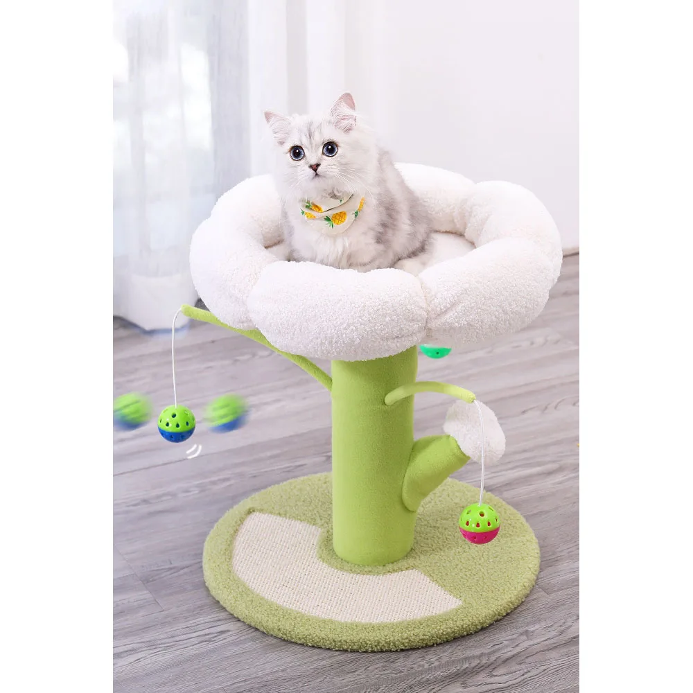 Cat Scratcher Cute Cauliflower Pet Cat Tree Toys With Ball Scratching Post Для Кошек Climbing Condo Toy Protecting Furniture
Cat Scratcher Cute Cauliflower Pet Cat Tree Toys With Ball Scratching Post Для Кошек Climbing Condo Toy Protecting Furniture