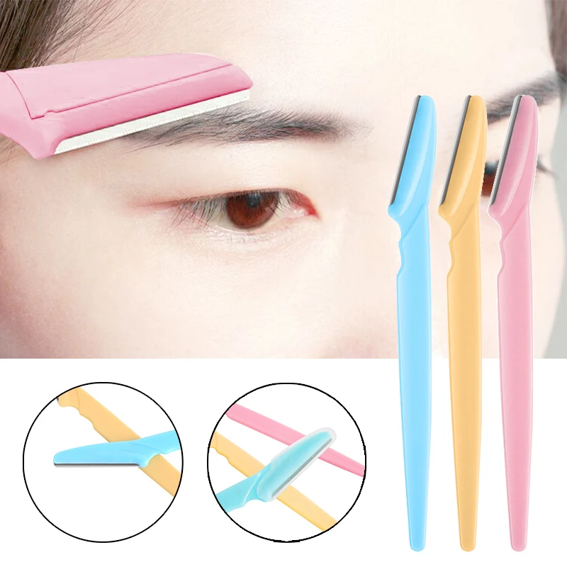 1/3Pcs Eyebrow Trimmer Blade Shaver Portable Face Razor Eye Brow Epilation Hair Removal Cutters Safety Razor Woman Makeup 
1/3Pcs Eyebrow Trimmer Blade Shaver Portable Face Razor Eye Brow Epilation Hair Removal Cutters Safety Razor Woman Makeup
