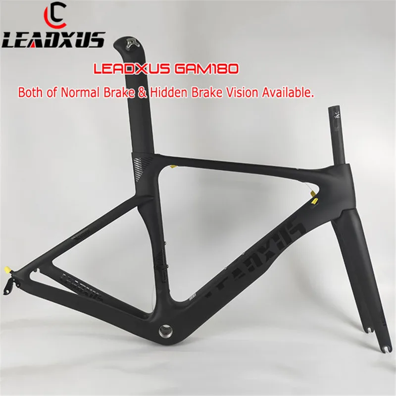 LEADXUS GAM180 прочная аэрокарбоновая рама для велосипеда дорожный аэродинамический