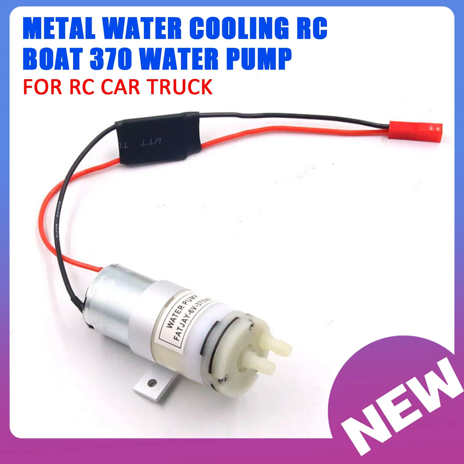 Metal Water Cooling RC Boat 370 Water Pump Waterproof for RC Car Truck Speedboats Models
Metal Water Cooling RC Boat 370 Water Pump Waterproof for RC Car Truck Speedboats Models