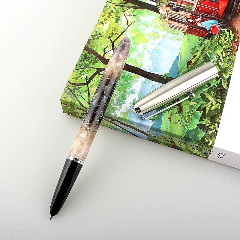 Jinhao Stainless steel and Resin Fountain Pen 0.38mm/0.5mm Nib Converter Writing Business Office Gift Ink Pen
Jinhao Stainless steel and Resin Fountain Pen 0.38mm/0.5mm Nib Converter Writing Business Office Gift Ink Pen