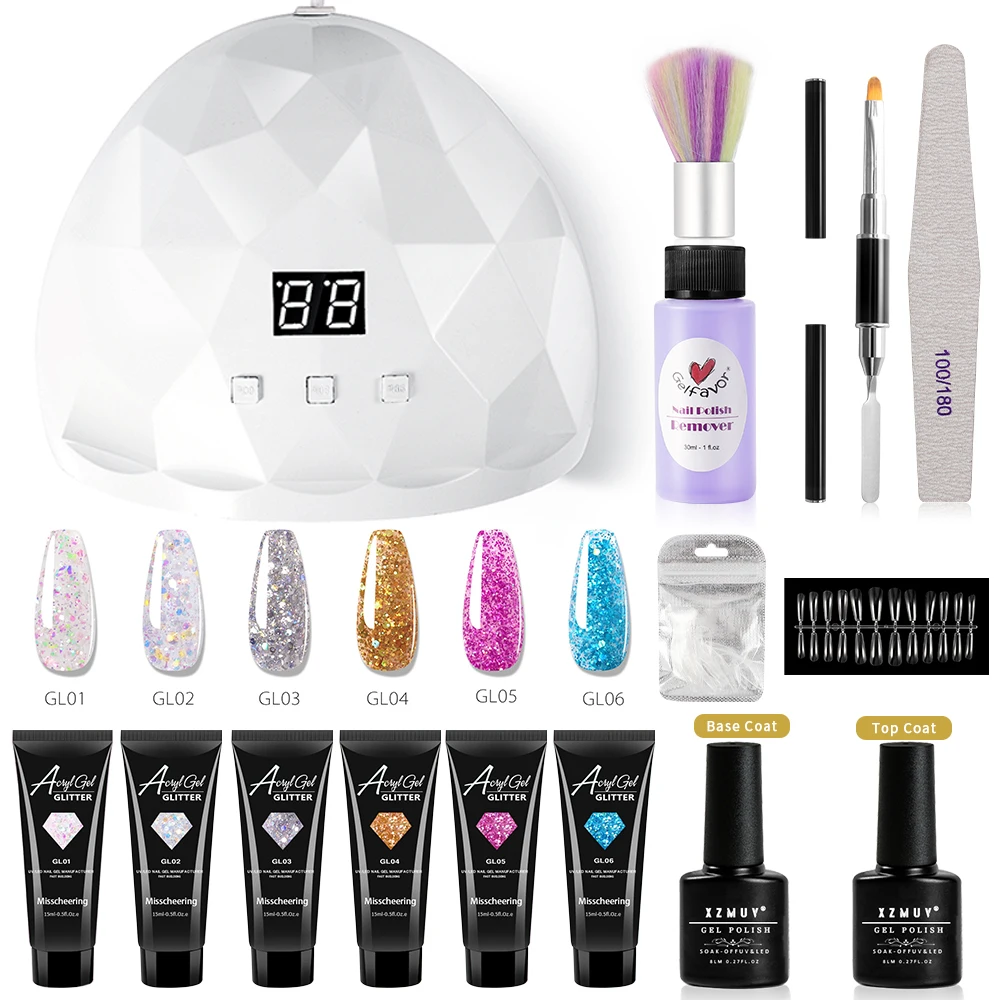 Nail Gel Kit uv led Lamp Gel Polish Set All for Manicure Nails Art Nail Gel For Extension Tool Kit Professional Set
Nail Gel Kit uv led Lamp Gel Polish Set All for Manicure Nails Art Nail Gel For Extension Tool Kit Professional Set