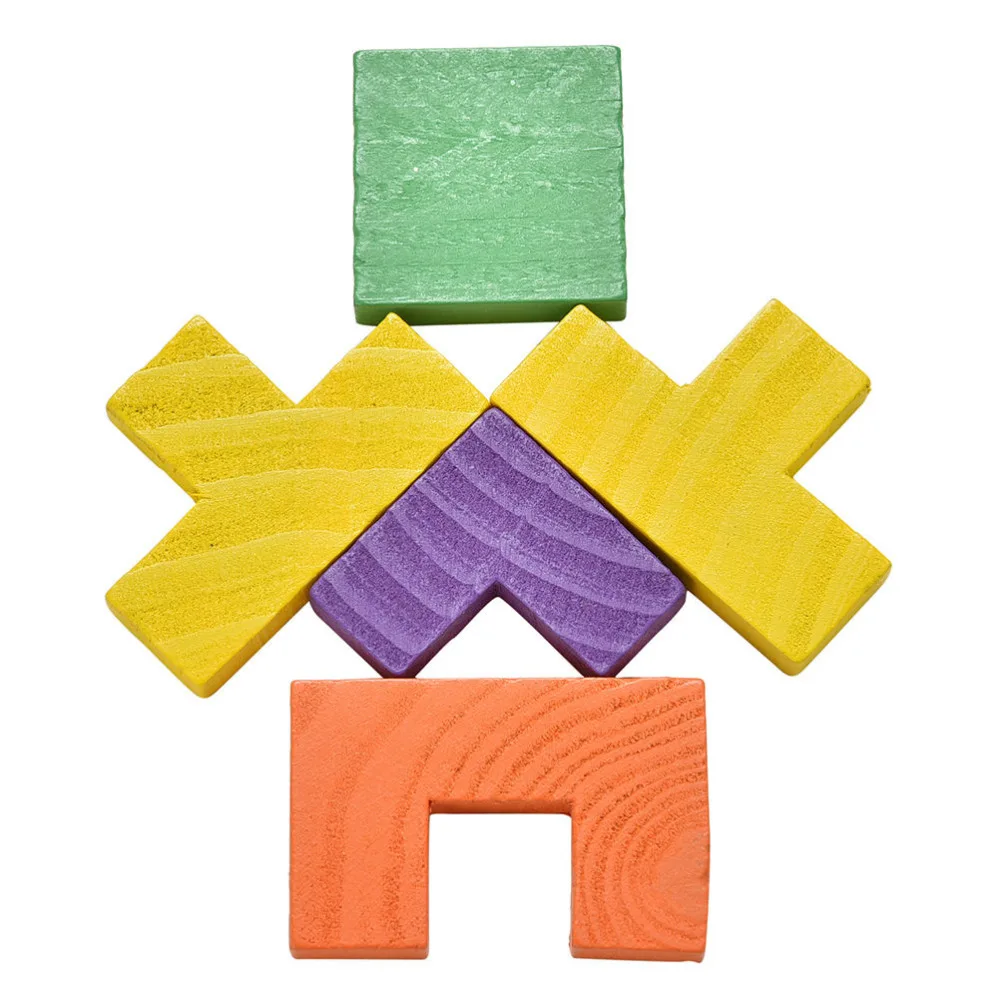 1PCS Funny Wooden Tangram Brain Teaser Puzzle Tetris Game Educational Baby Child Kid Toy for children Educational Toy
1PCS Funny Wooden Tangram Brain Teaser Puzzle Tetris Game Educational Baby Child Kid Toy for children Educational Toy