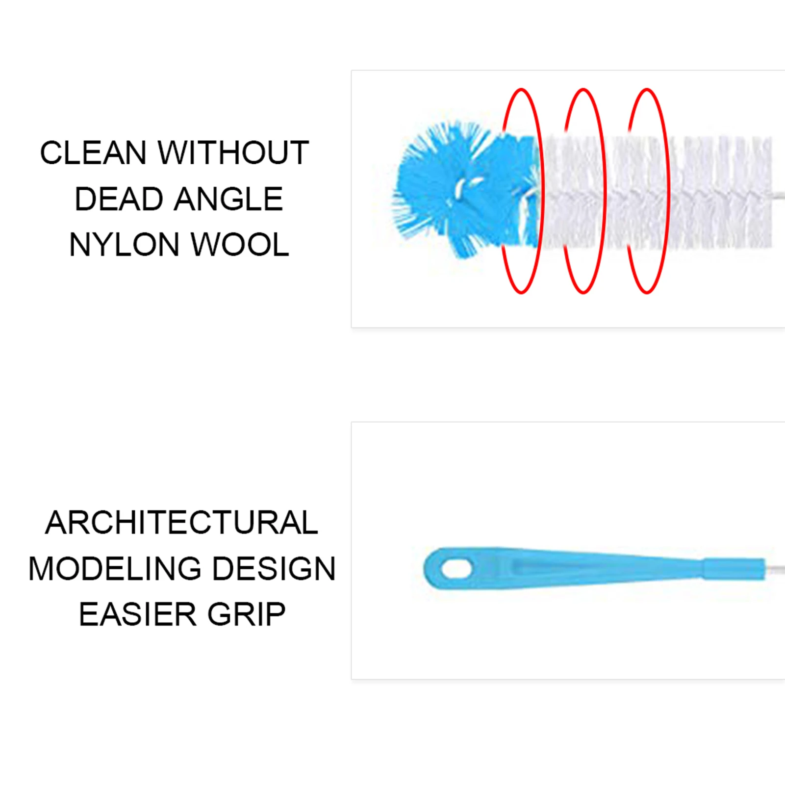 Baby Bottle Brush Cleaner Spout Cup Glass Teapot Washing Cleaning Tool Brush Washing Cleaning Tool Decontamination Clean Brush 
Baby Bottle Brush Cleaner Spout Cup Glass Teapot Washing Cleaning Tool Brush Washing Cleaning Tool Decontamination Clean Brush