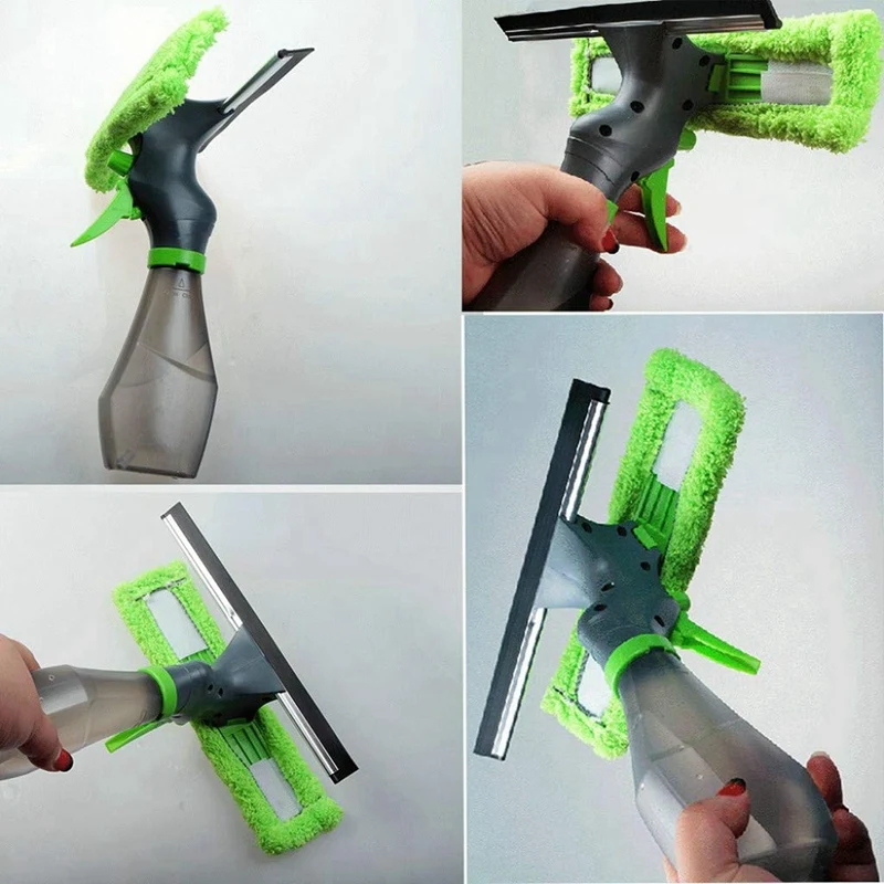 Car Wiper, 3 in 1 Double-Sided Water Spray Glass Cleaner Car Wash Wiper, Window Cleaner Spray Bottle Wiper Squeegee Microfibre C
Car Wiper, 3 in 1 Double-Sided Water Spray Glass Cleaner Car Wash Wiper, Window Cleaner Spray Bottle Wiper Squeegee Microfibre C