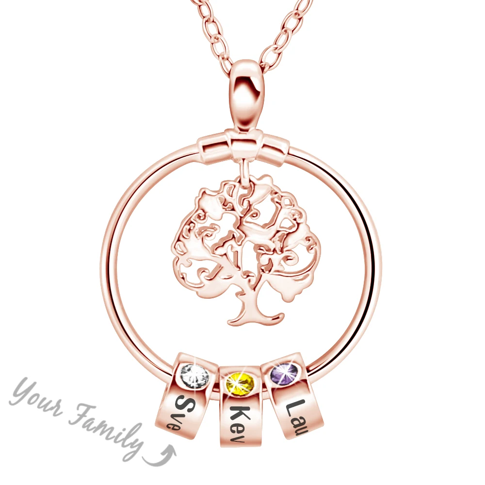 MYLONGINGCHARM Personalize Name beads Necklace with Birthstone Family Tree Necklace Customized gift for Mother's Day
MYLONGINGCHARM Personalize Name beads Necklace with Birthstone Family Tree Necklace Customized gift for Mother's Day