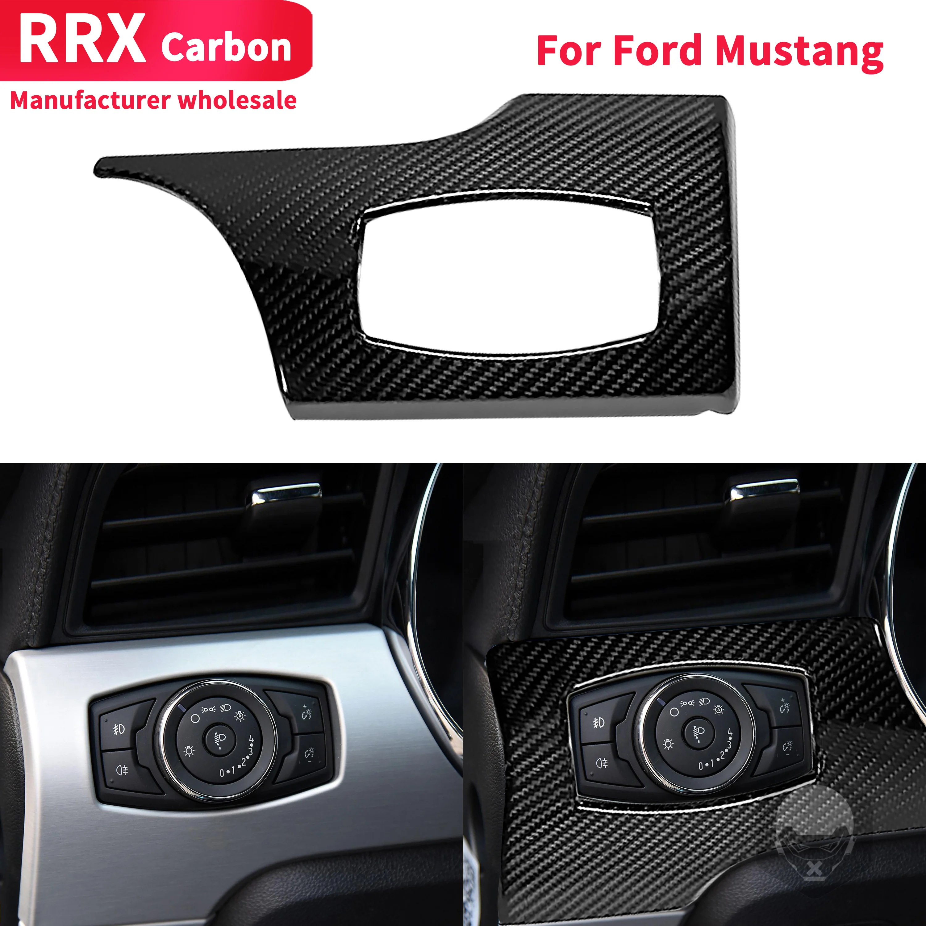 Car Headlight Switch Panel Cover Trim Car Moulding Styling Sticker Headlight Switch Panel Cover For Ford Mustang Carbon Fiber
Car Headlight Switch Panel Cover Trim Car Moulding Styling Sticker Headlight Switch Panel Cover For Ford Mustang Carbon Fiber