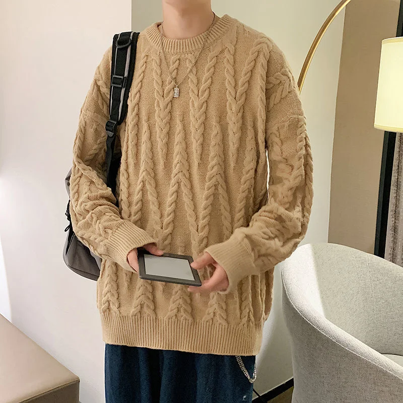 Autumn Winter Multicolor Sweater Men Warm Fashion Retro Knitted Pullover Men Loose Long-sleeved Sweater Mens Jumper Clothes
Autumn Winter Multicolor Sweater Men Warm Fashion Retro Knitted Pullover Men Loose Long-sleeved Sweater Mens Jumper Clothes