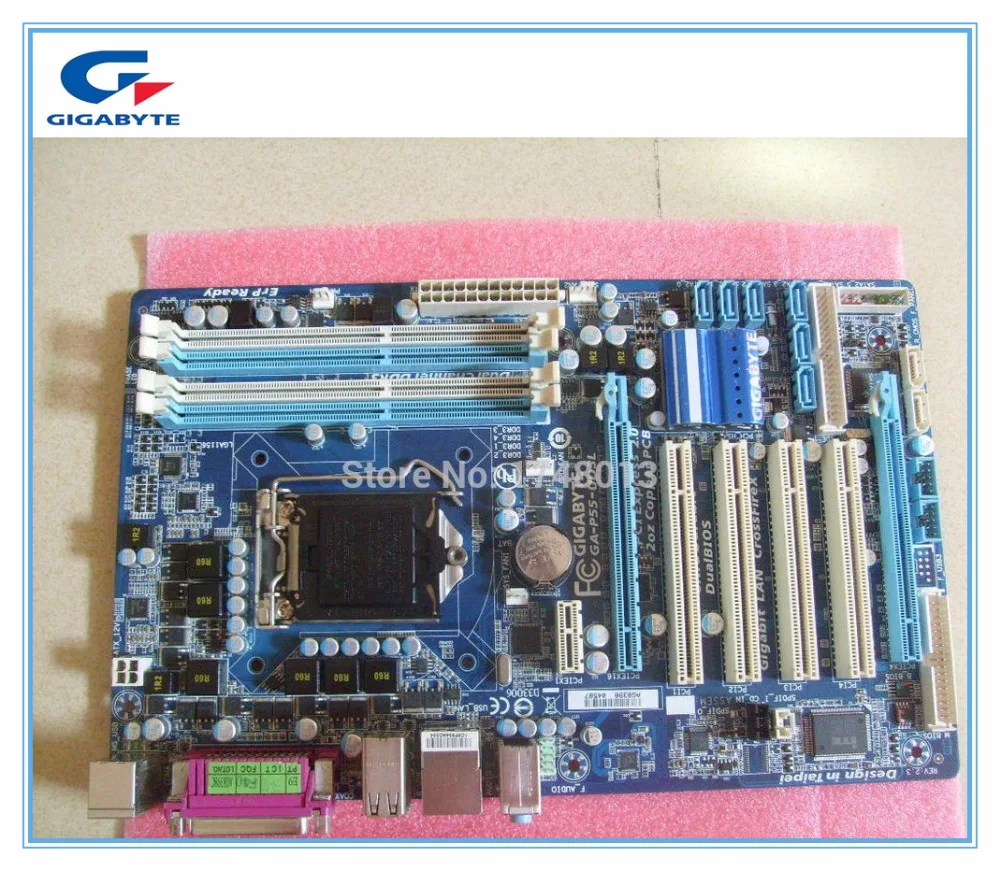Оригинальная материнская плата для Gigabyte GA-P55-UD3L P55-UD3L LGA 1156 DDR3 16 Гб Для ЦПУ I5 I7 P55