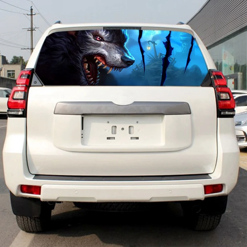Wolf Totem for Truck Jeep Suv Pickup 3D Rear Windshield Decal Sticker Decor Rear Window Glass Poster 168 x 74CM
Wolf Totem for Truck Jeep Suv Pickup 3D Rear Windshield Decal Sticker Decor Rear Window Glass Poster 168 x 74CM
