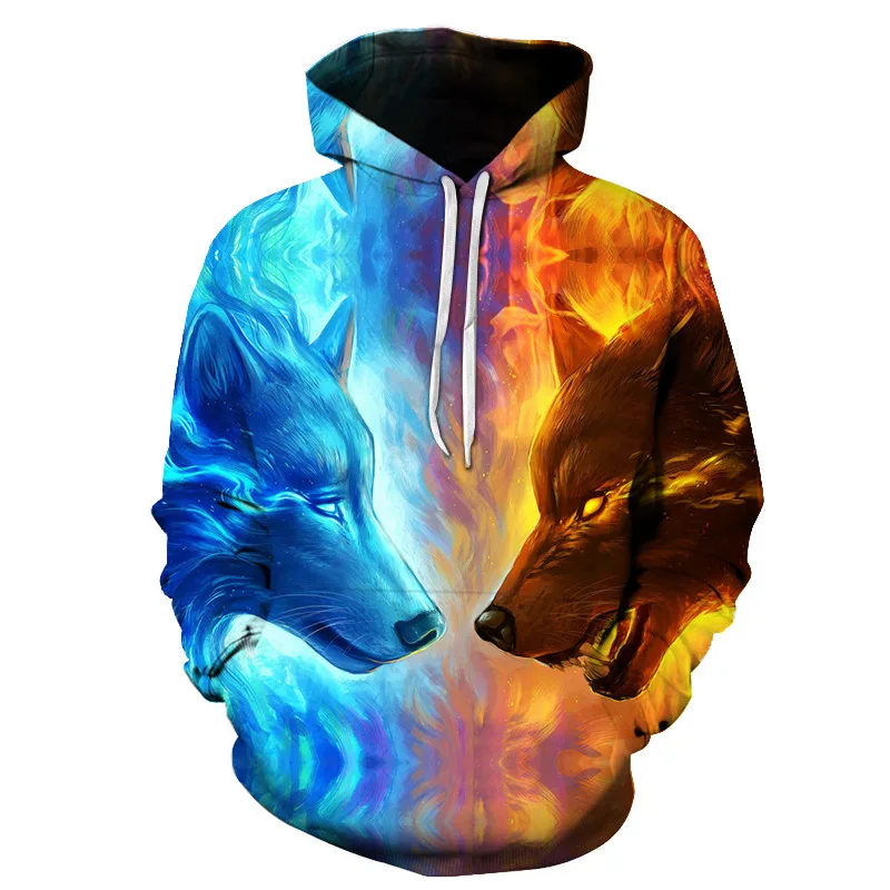 3D Wolf Hoodies Men Hooded Animal Wolf Printed Hoodie Sweatshirts Tracksuits Man/women Jackets Funny Hoody
3D Wolf Hoodies Men Hooded Animal Wolf Printed Hoodie Sweatshirts Tracksuits Man/women Jackets Funny Hoody