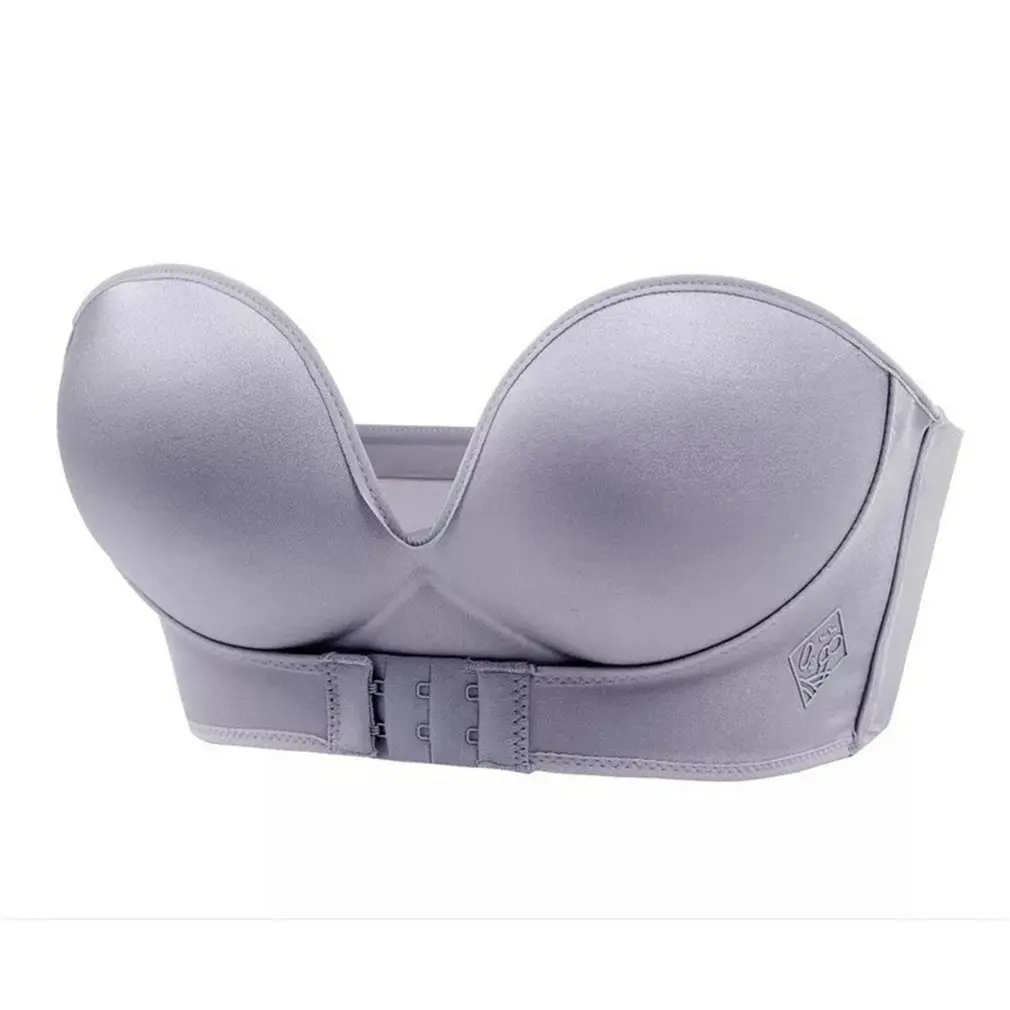 Front Closure Push Up Bra Women Invisible Bras Underwear Lingerie For Female Brassiere Strapless Seamless Bralette
Front Closure Push Up Bra Women Invisible Bras Underwear Lingerie For Female Brassiere Strapless Seamless Bralette