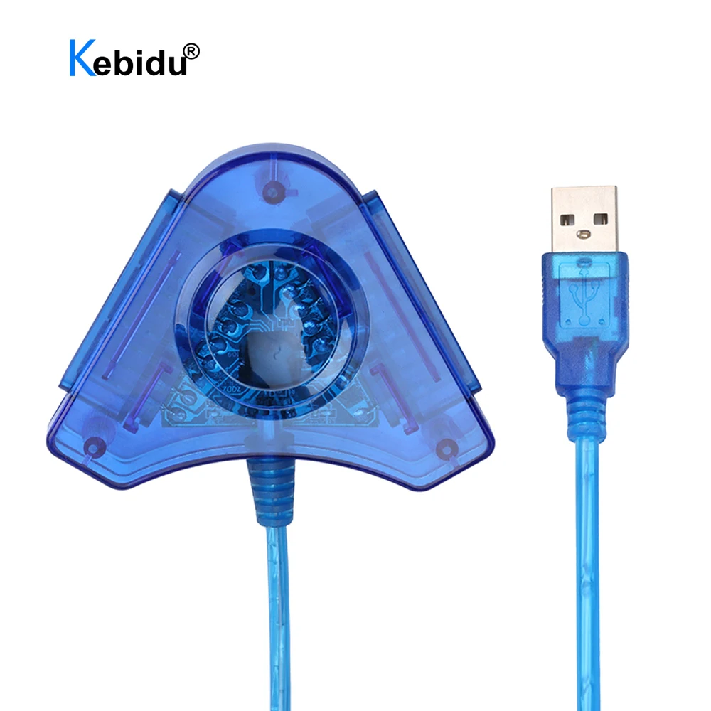 USB-контроллер Kebidu адаптер геймпада конвертер кабель для PlayStation 2 PS1 PS2 Joypad к ПК игры