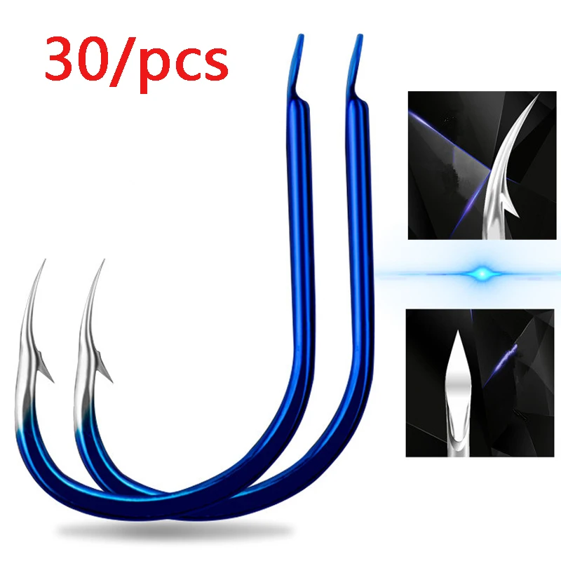 Fishing Hook 30Pcs 1Package High-carbon Steel Two Strength Tip Sharp Fighting Hook With Barbed Fish Gear For Taiwan Sea Fishing
Fishing Hook 30Pcs 1Package High-carbon Steel Two Strength Tip Sharp Fighting Hook With Barbed Fish Gear For Taiwan Sea Fishing