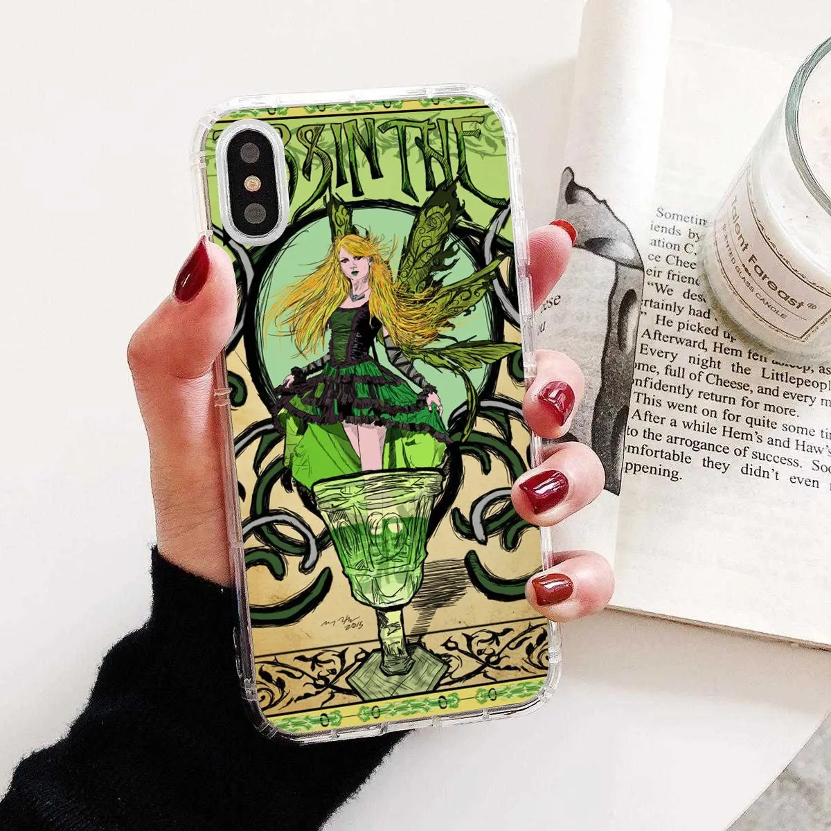 Absinthe The Green Fairy drink Soft Silicone TPU чехол для ZTE Blade A520 A512 A452 A602 A5 2019 V6 V7 V8 V9 V10 Lite Viat |