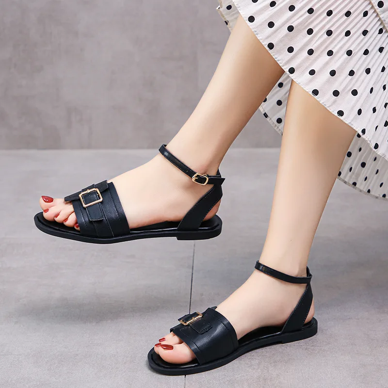 Female Ankle Strap Sandals Open Toe Women's Shoes Casual Beach Daily Summer Plus Size Designer Ladies Flats Sandal Ladies Flat
Female Ankle Strap Sandals Open Toe Women's Shoes Casual Beach Daily Summer Plus Size Designer Ladies Flats Sandal Ladies Flat