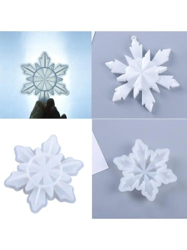 

Подвески со снежинками литья силиконовая форма с украшением в виде кристаллов эпоксидная смола, форма поделки своими руками 517F