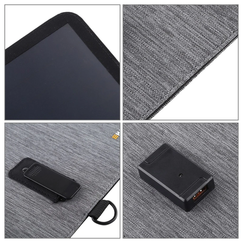 14W Foldable USB Solar Panel Solar Cell Portable Folding Solar Panel Charger Outdoor Mobile Power Battery Charger
14W Foldable USB Solar Panel Solar Cell Portable Folding Solar Panel Charger Outdoor Mobile Power Battery Charger