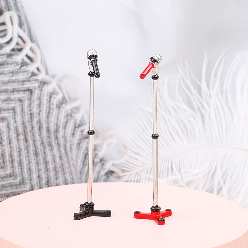 Dollhouse Miniature Metal Microphone Model 1:12 Doll House Dollhouse Miniature Furniture Accessories
Dollhouse Miniature Metal Microphone Model 1:12 Doll House Dollhouse Miniature Furniture Accessories