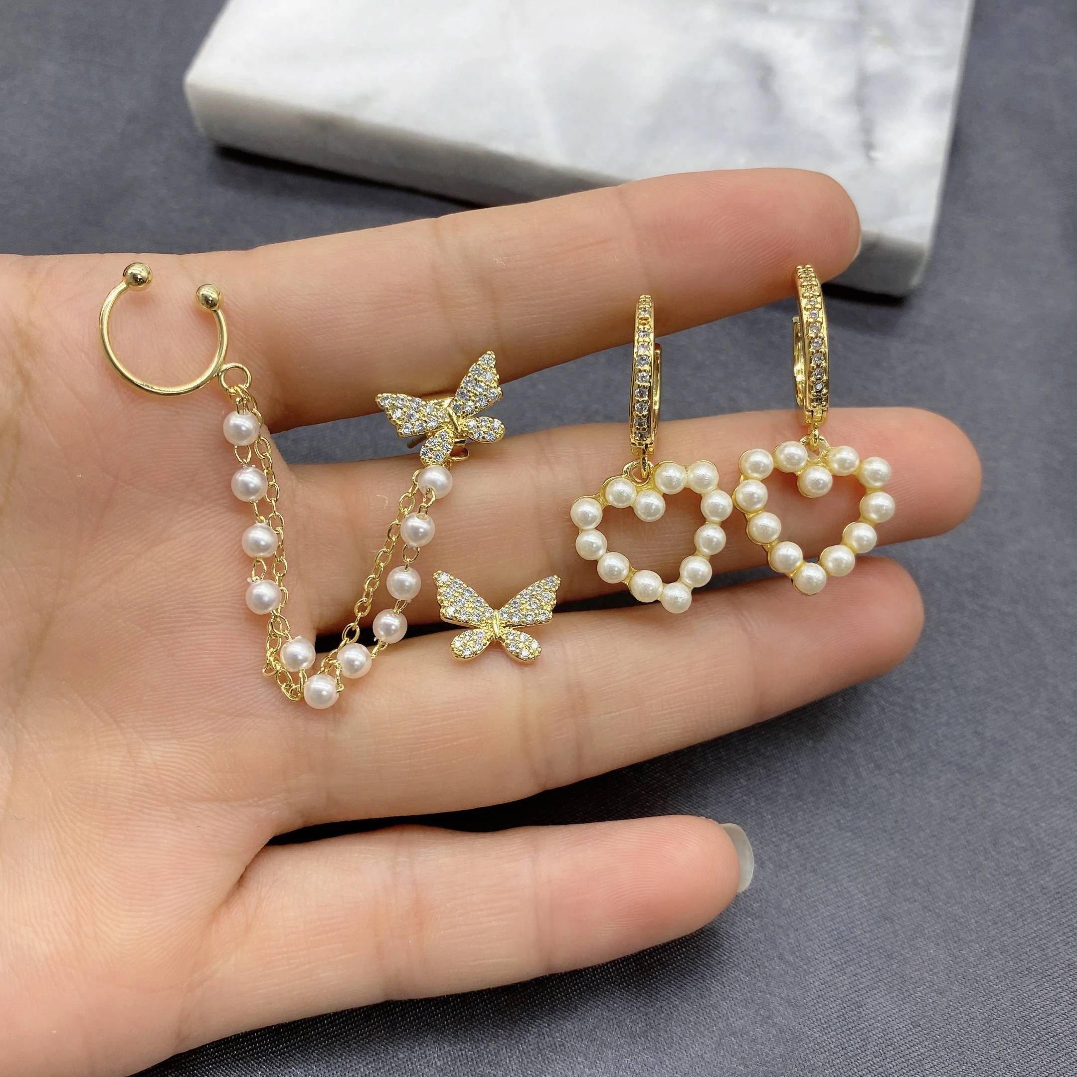 5 шт./партия, женские серьги-гвоздики 
5 шт./партия, женские серьги-гвоздики