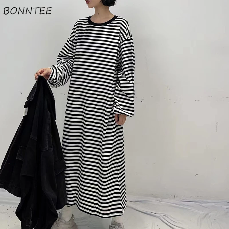 Nightgowns Women Stylish Striped Tender Autumn Hot Sale Mujer Minimalist All-match Homewear Daily College Design Basic Teens Ins
Nightgowns Women Stylish Striped Tender Autumn Hot Sale Mujer Minimalist All-match Homewear Daily College Design Basic Teens Ins