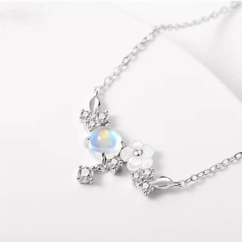 New Dream Crytal Shell Flower Necklace For Women Sweet Temperament Clavicle Chain Tassel Pendant Girl Jewelry Accessories
New Dream Crytal Shell Flower Necklace For Women Sweet Temperament Clavicle Chain Tassel Pendant Girl Jewelry Accessories