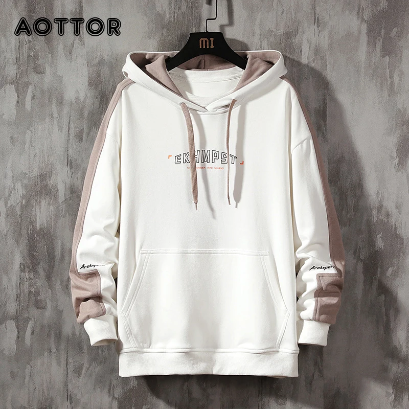 Fashion Streetwear Men Hoodie Patchwork Male Letter Print Hooded Sweatshirts Hip Hop New Design Pullover Brand Top Men 4XL
Fashion Streetwear Men Hoodie Patchwork Male Letter Print Hooded Sweatshirts Hip Hop New Design Pullover Brand Top Men 4XL