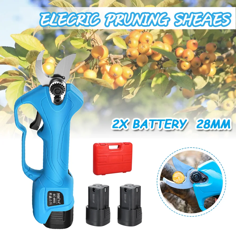 Electric Pruning Scissors 0-25mm Pruning Shears 7.2V Lithium Battery Garden Pruner Trimmer Cutter Scissors Garden Power Tool
Electric Pruning Scissors 0-25mm Pruning Shears 7.2V Lithium Battery Garden Pruner Trimmer Cutter Scissors Garden Power Tool