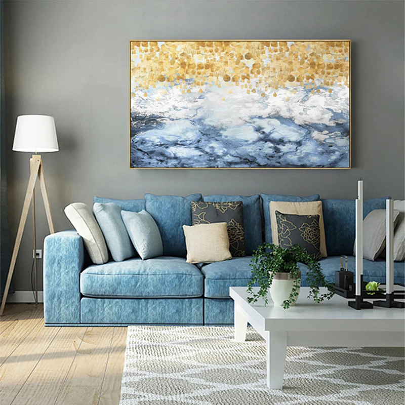 RELIABLI ART Canvas Painting Abstract Sea Leaf Colorful Art Wall Pictures For Living Room Posters And Prints Decorative Picture
RELIABLI ART Canvas Painting Abstract Sea Leaf Colorful Art Wall Pictures For Living Room Posters And Prints Decorative Picture