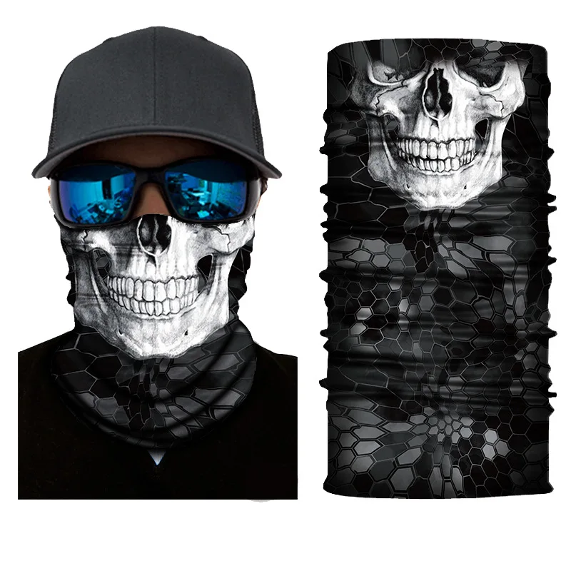 Seamless Balaclava Magic Scarf Neck Face Cover Ghost Skull Skeleton Head Bandana Shield Headband Headwear Bandanas Men Bicycle
Seamless Balaclava Magic Scarf Neck Face Cover Ghost Skull Skeleton Head Bandana Shield Headband Headwear Bandanas Men Bicycle