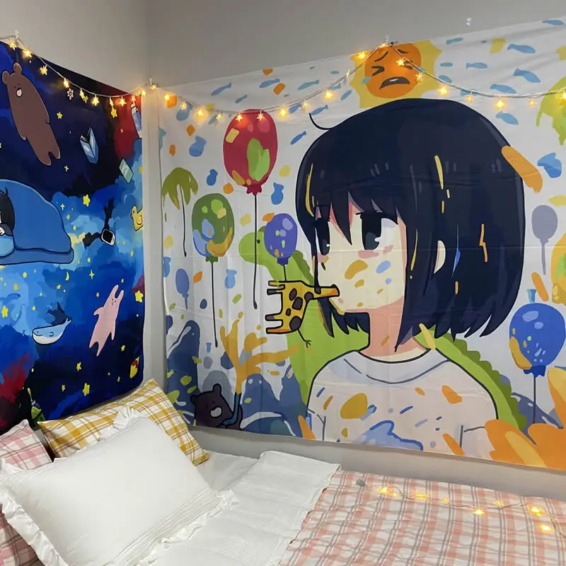 Fashion Cartoon Wall Tapestry Girly Heart Background Fabric Tapestry Rectangle Aesthetic Tapisserie Home Products DI50GT
Fashion Cartoon Wall Tapestry Girly Heart Background Fabric Tapestry Rectangle Aesthetic Tapisserie Home Products DI50GT