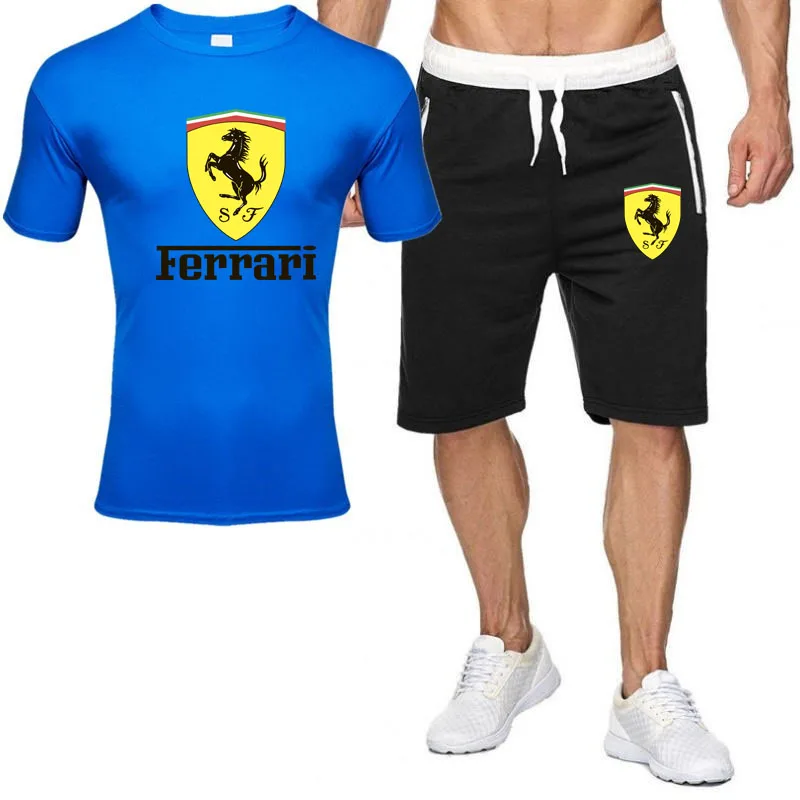 New Men's Summer Leisure Sets Cotton TShirt+ Short 2 Pieces Casual Tracksuit Male Sportswear Gym Breathable Clothing Sweat Suit
New Men's Summer Leisure Sets Cotton TShirt+ Short 2 Pieces Casual Tracksuit Male Sportswear Gym Breathable Clothing Sweat Suit