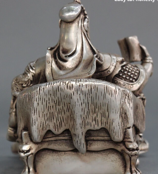 decor Brass Asian Chinese Statue wholesale Tibet Silver Chinese Silver Dragon Chair Warrior God Guangong Look Book Statue
decor Brass Asian Chinese Statue wholesale Tibet Silver Chinese Silver Dragon Chair Warrior God Guangong Look Book Statue