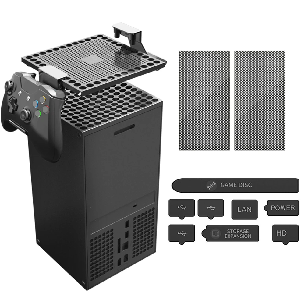 For Xbox Series X Game Console Dust Cover Dustproof Suit Dust Plug Mesh Net with Earphone Handle Rack Game Accessories Wholesale
For Xbox Series X Game Console Dust Cover Dustproof Suit Dust Plug Mesh Net with Earphone Handle Rack Game Accessories Wholesale