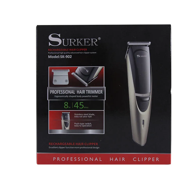 Surker Clipper SK-902 Electric Hair Clipper Adult Baby Hair Clipper Professional Hair Salon Household Low Noise
Surker Clipper SK-902 Electric Hair Clipper Adult Baby Hair Clipper Professional Hair Salon Household Low Noise