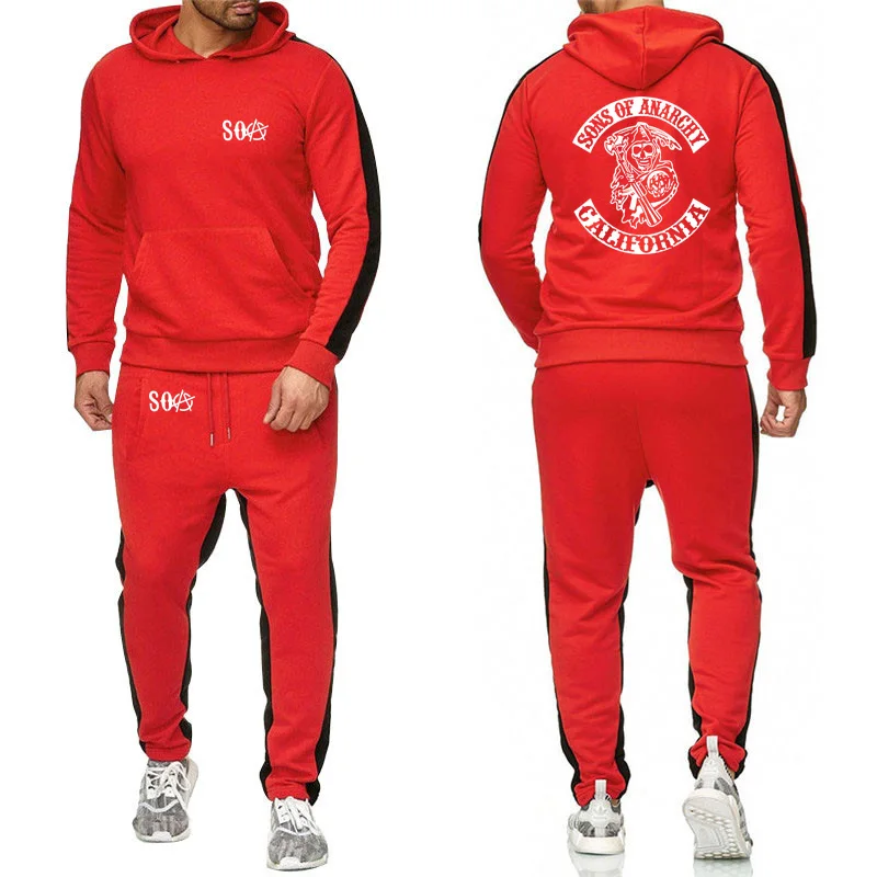2020 New Spring Autumn SOA Sons of Anarchy Men's Hoodie Men's Hoodie Skull printing High Quality Men's sweatshirt + sweatpants
2020 New Spring Autumn SOA Sons of Anarchy Men's Hoodie Men's Hoodie Skull printing High Quality Men's sweatshirt + sweatpants