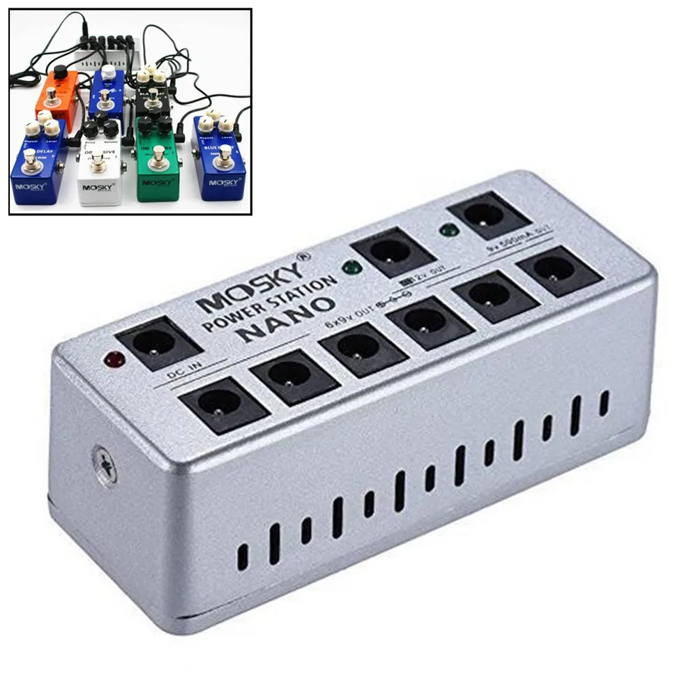 MOSKY Guitar Effect Pedal 15V/1000mA Power Supply Accessories Board Effect Isolated Acoustic Guitar Parts Accessories
MOSKY Guitar Effect Pedal 15V/1000mA Power Supply Accessories Board Effect Isolated Acoustic Guitar Parts Accessories